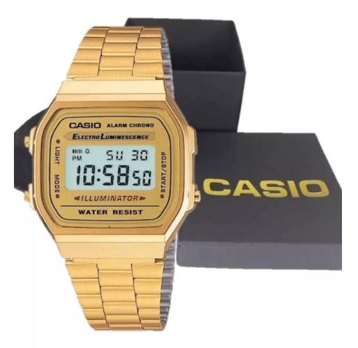 Relógio Pulso Dourado ou Rose Unisex Retrô Original Promoção